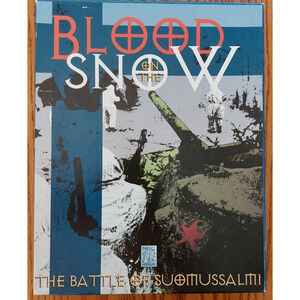 Avalanche Press Blood on the Snow Board Game 1995 Suomussalmi WWII Punched Out
